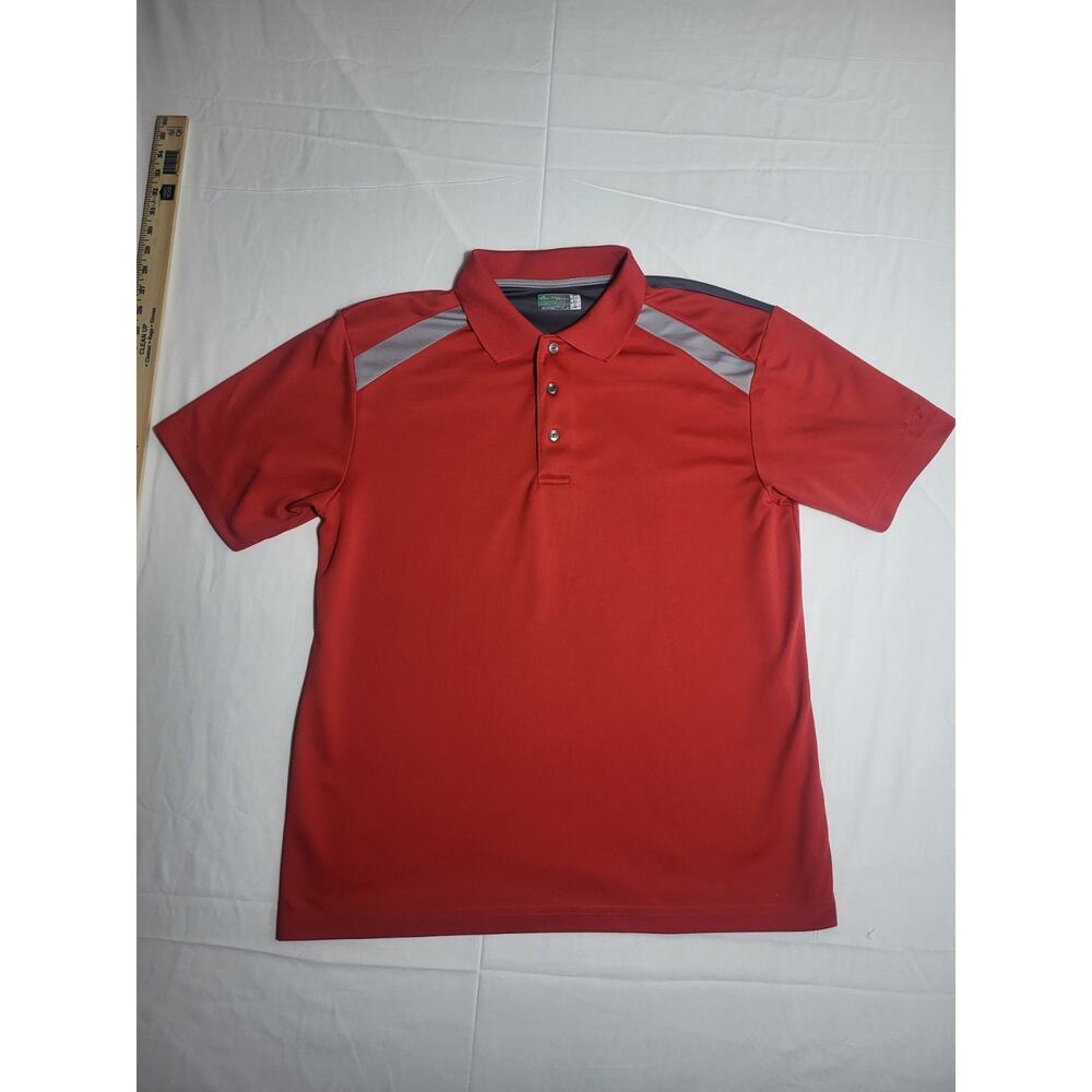 Ben Hogan Men’s Large Red Golf Polo Shirt Performance Short Sleeve Outdoors Logo